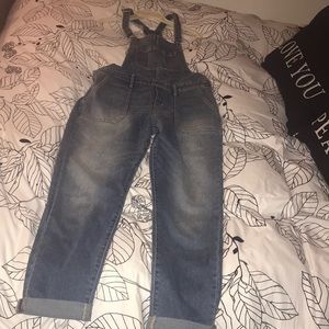 Denim overalls